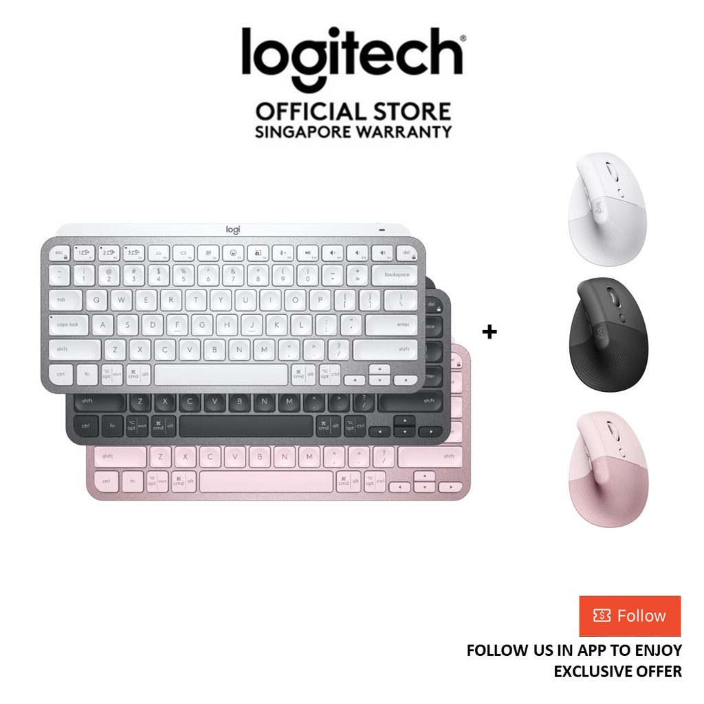 Foto Logitech Logitech MX Keys Mini Keyboard Wireless Bluetooth Minimalist ...