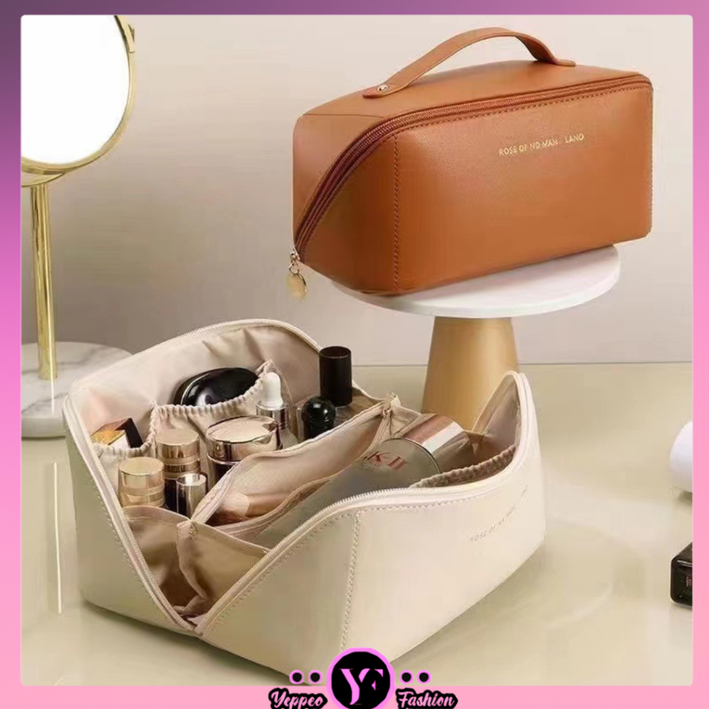 Foto Kosmetik Portabel Tas Penyimpanan Makeup Kotak Travel