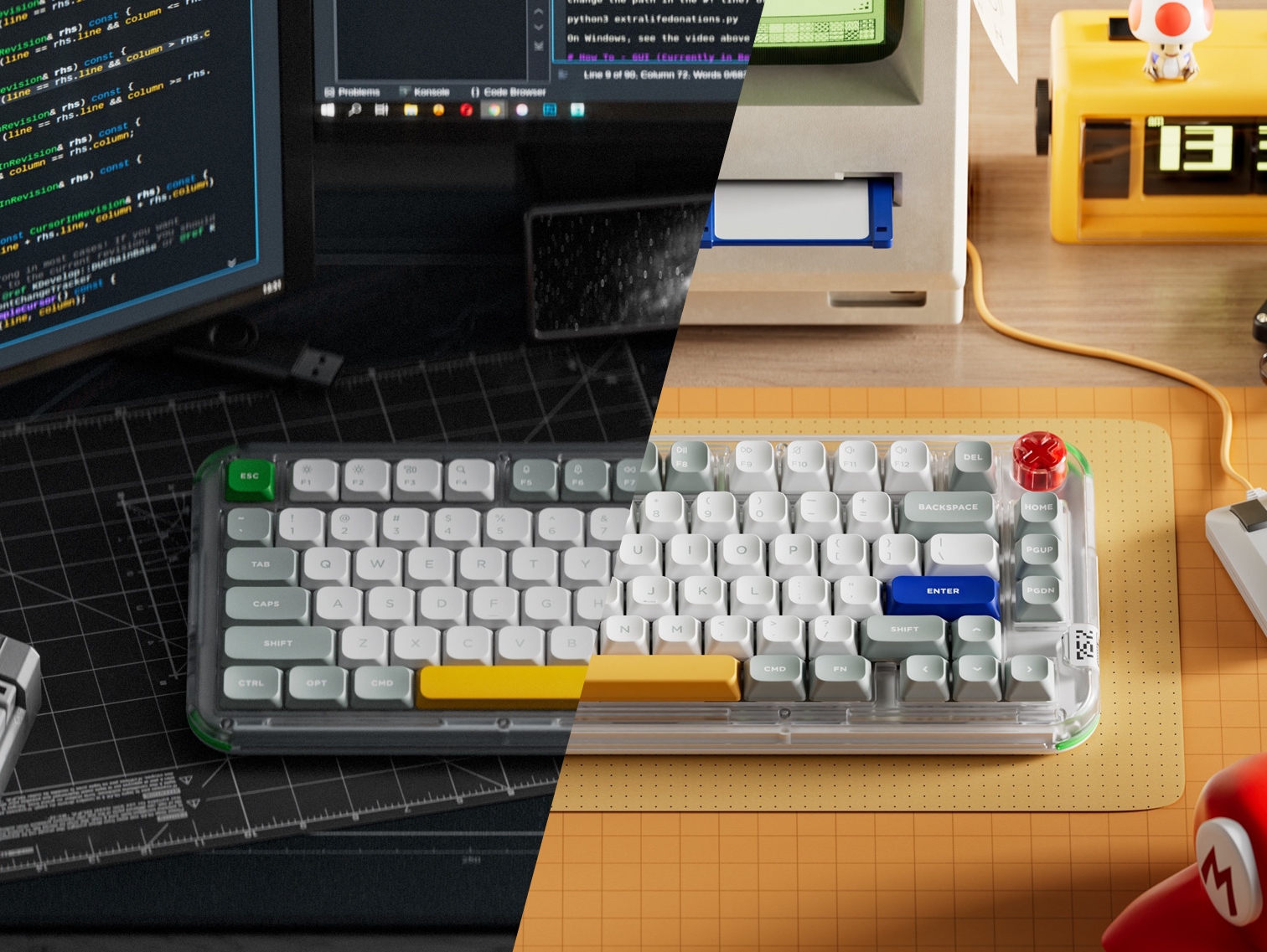 Foto "Kick75 Low Profile The World's First Hybrid Profile Keyboard"
