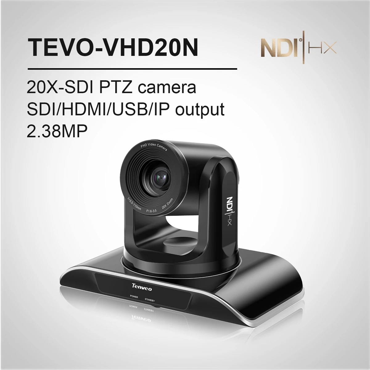 Foto Kamera Kamera PTZ NDI 4K 1-10pcs 20X Zoom untuk Konferensi