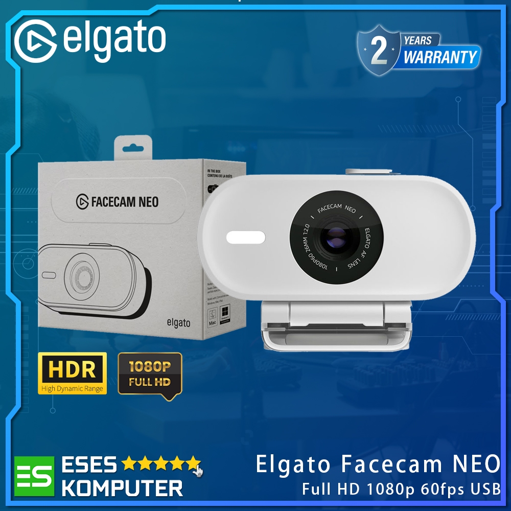 Foto Elgato Facecam NEO Full HD 1080p 60fps USB Premium Webcam for