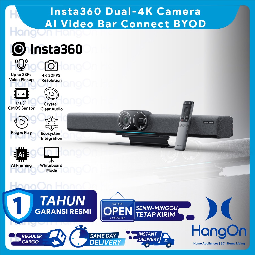 Foto Jual Jual Insta360 Connect BYOD Dual-4K Camera AI Video ... - Shopee